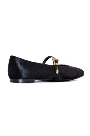 Black calf hair Grisal ballerina ROBERTO FESTA | GRISALNERO